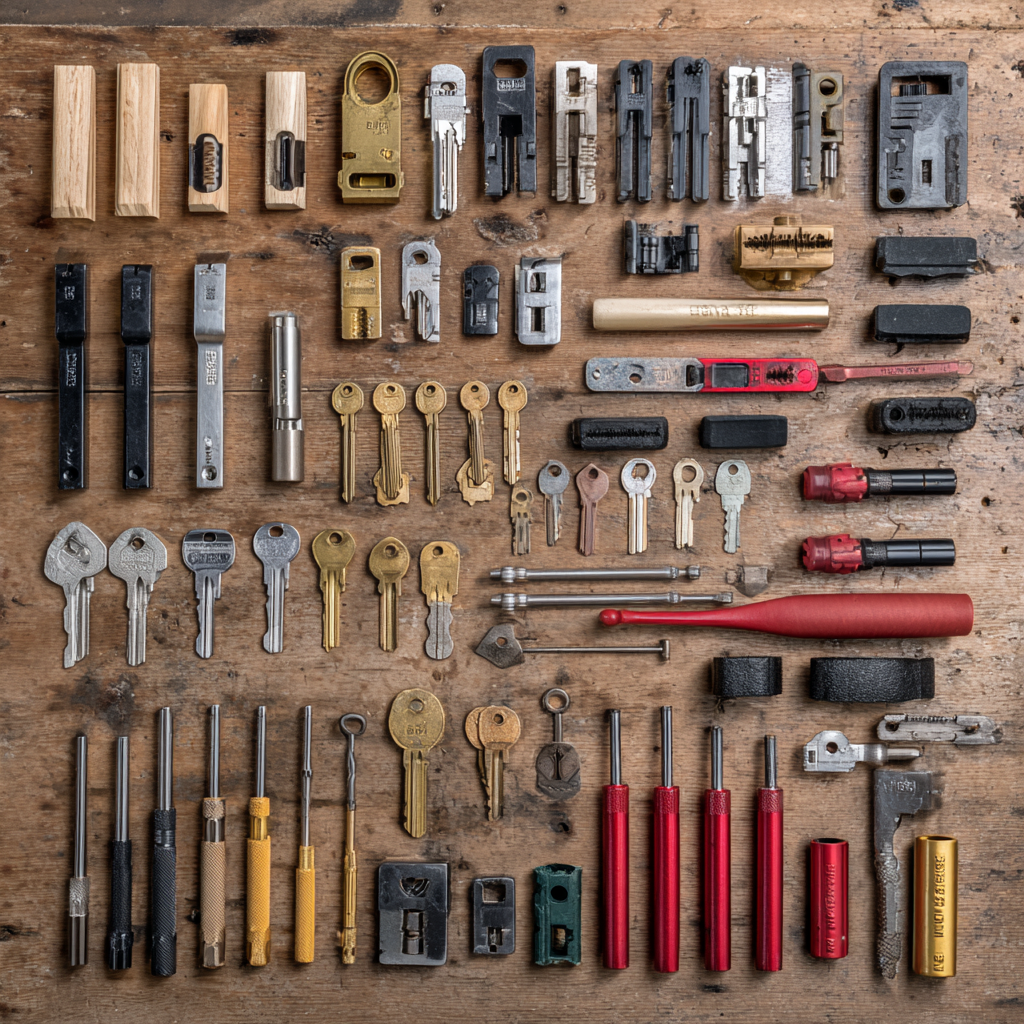 Herramientas profesionales de cerrajería automotriz